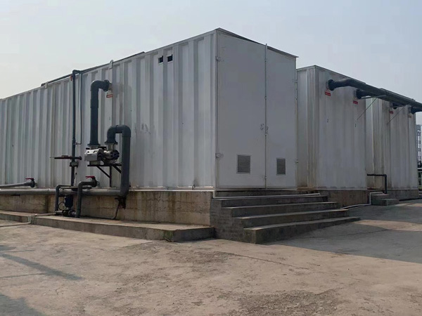 合江某污水处理厂一体化设备现场