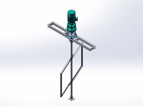 组合池顶搅拌轴部件