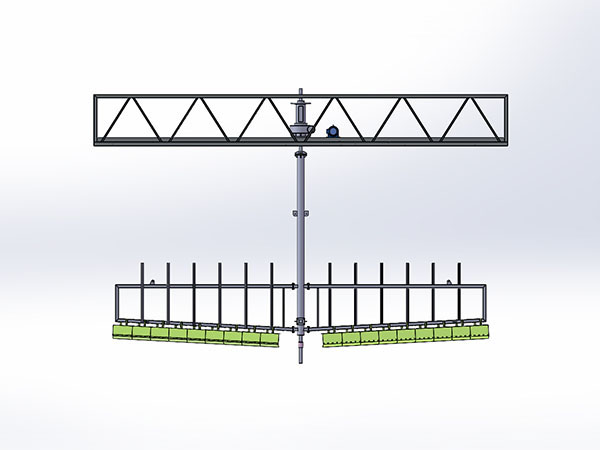 9.6米刮泥机总装配图