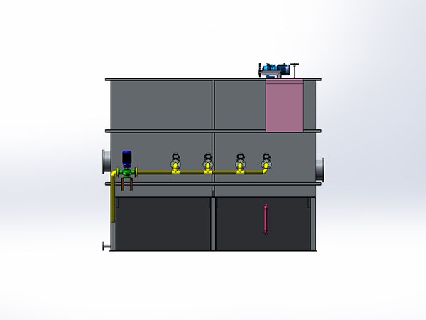 6000吨每天纤维转盘总装配图