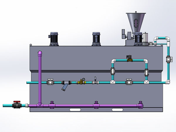 安顺加药间PAM一体化加药机总装配图