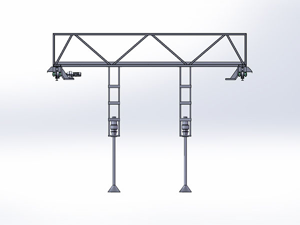 安顺桥式吸砂机总装配图