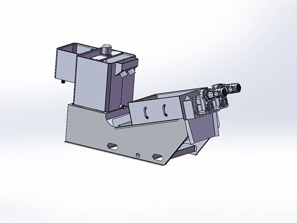 叠螺机总装配图